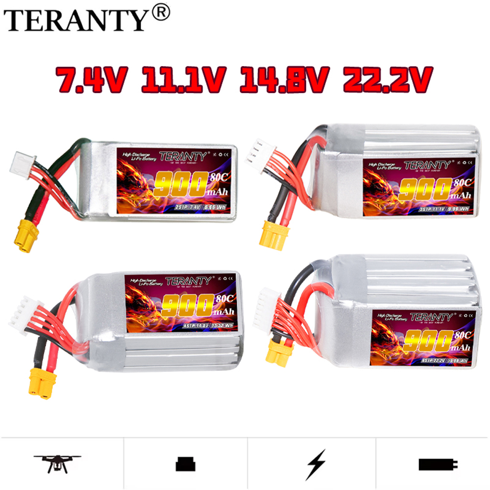 Drone Battery 6S - TERANTY 2S 3S 4S 6S 7.4V