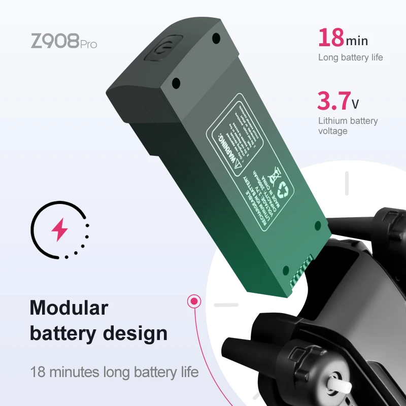 Z908 Pro Max Dron Battery 3.7V – Drone Battery Lipo Bewertung und Preis