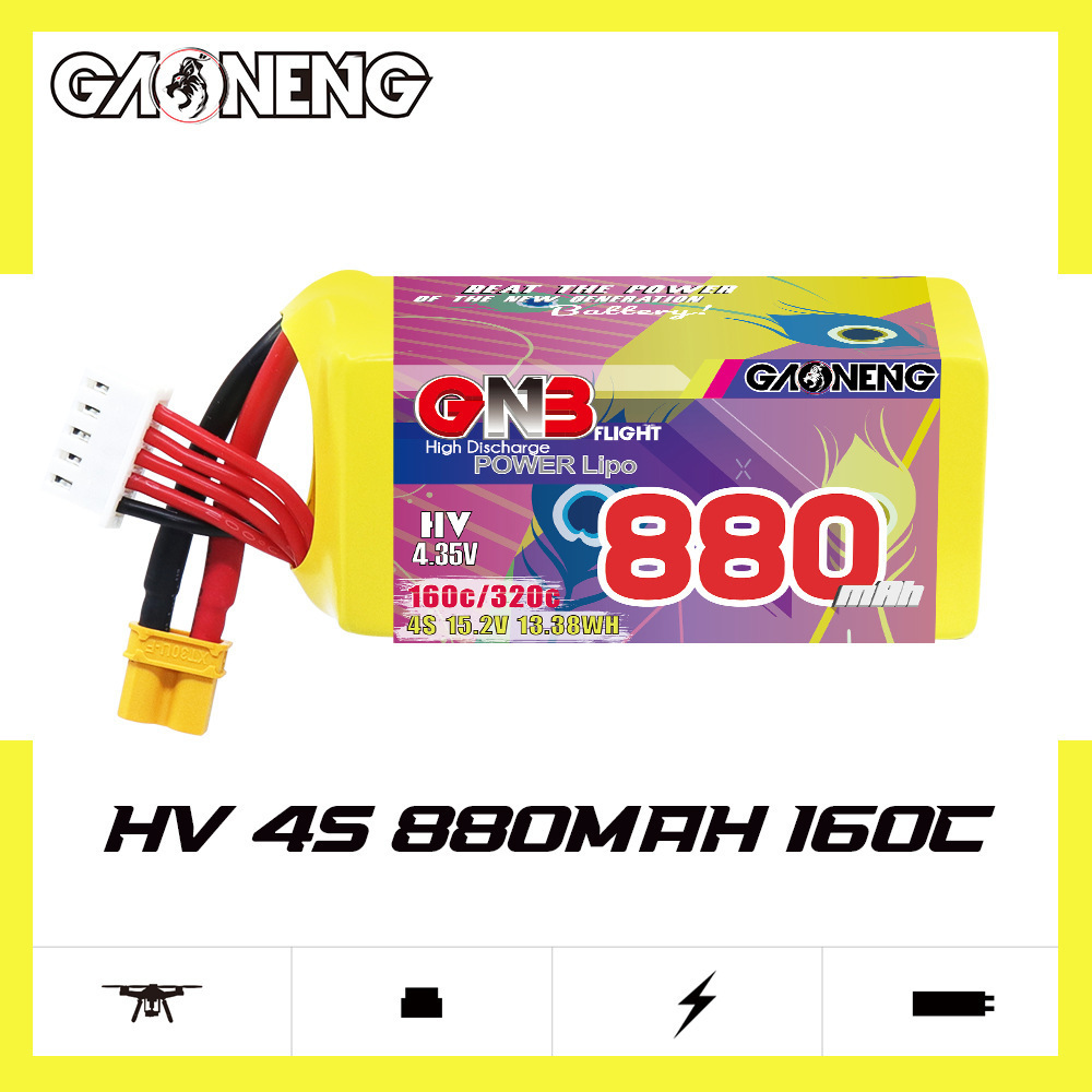 GNB 4S 880mAh 15.2V 160C/320C  – Drone Battery Plate Bewertung und Preis