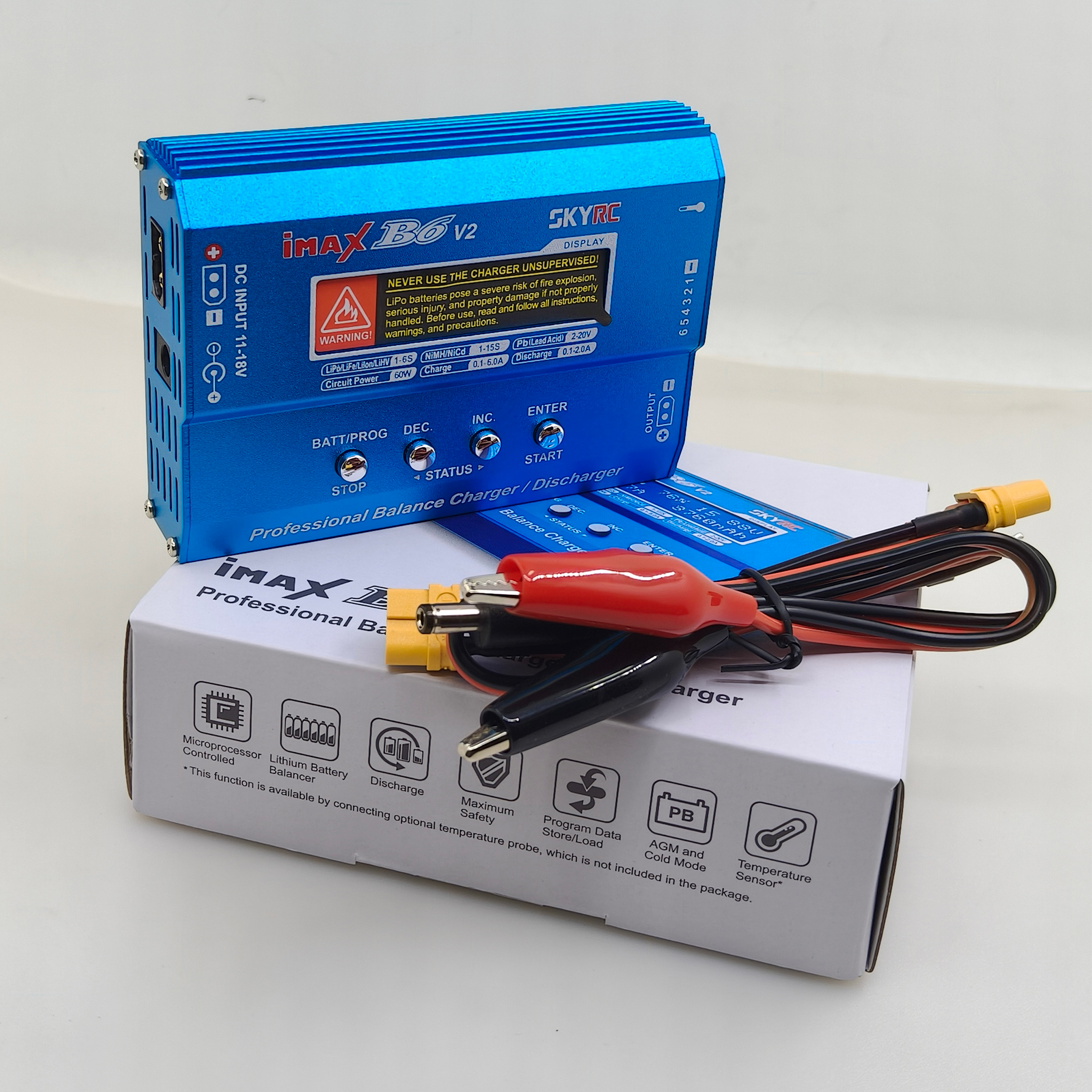 IMAX B6 / B6AC 80W T/XT60plug  – Drone Battery Balance Charger Bewertung und Preis