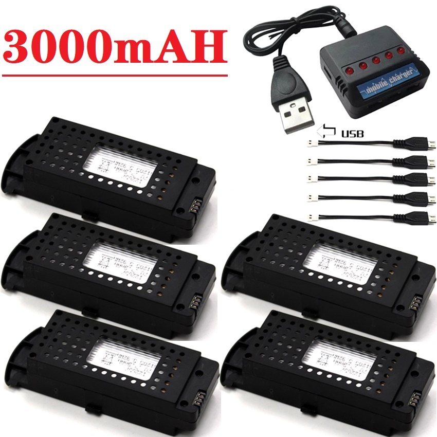 Q6 Drones Battery 3.7V 3000mAh – Drone Battery Li-Ion Bewertung und Preis