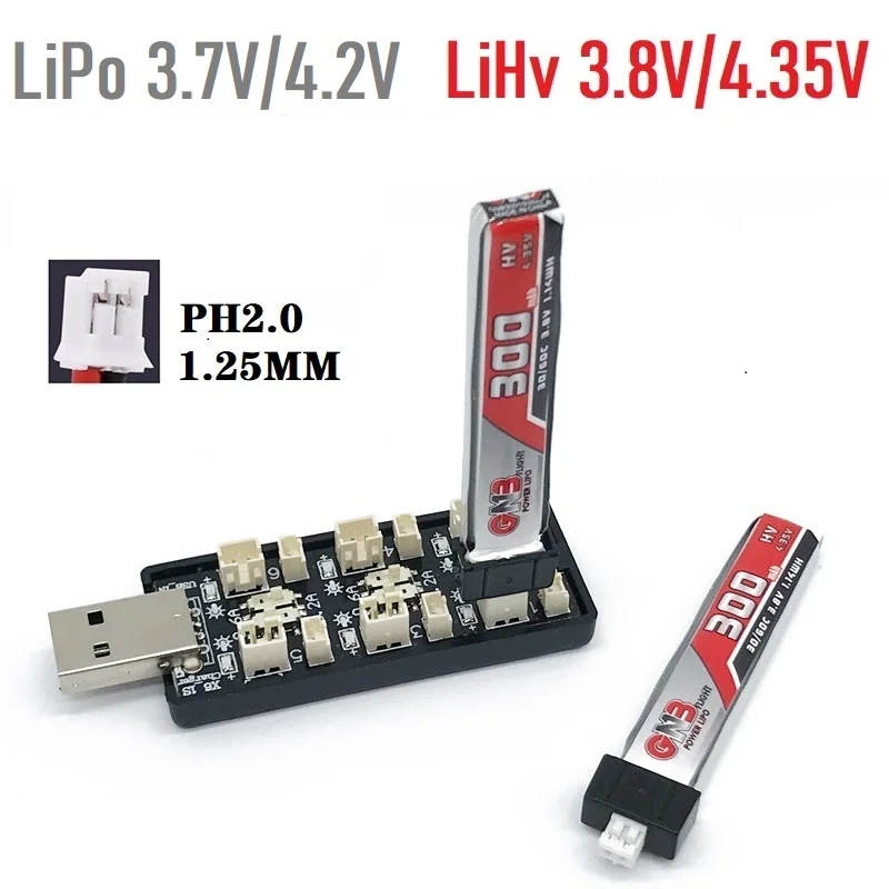 6CH USB 1S LiPo/LiHv 3.7V/4.2V – Drone Battery Plate Bewertung und Preis