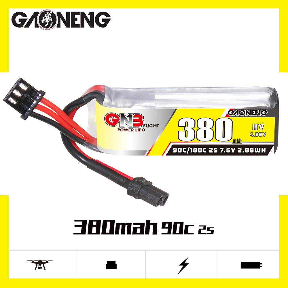 GNB 2S 7.6V 380mAh 90C/180C Li – Drone Battery Lipo Bewertung und Preis