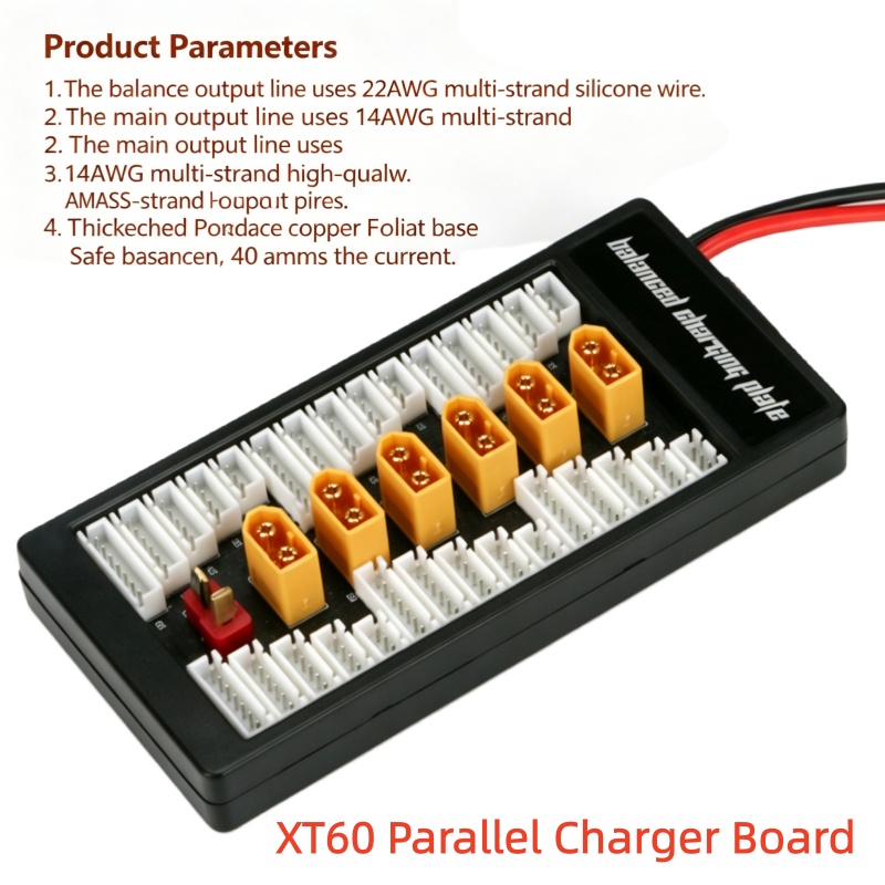 6 in 1 XT60 Parallel Charging  – Drone Battery Parallel Board Bewertung und Preis