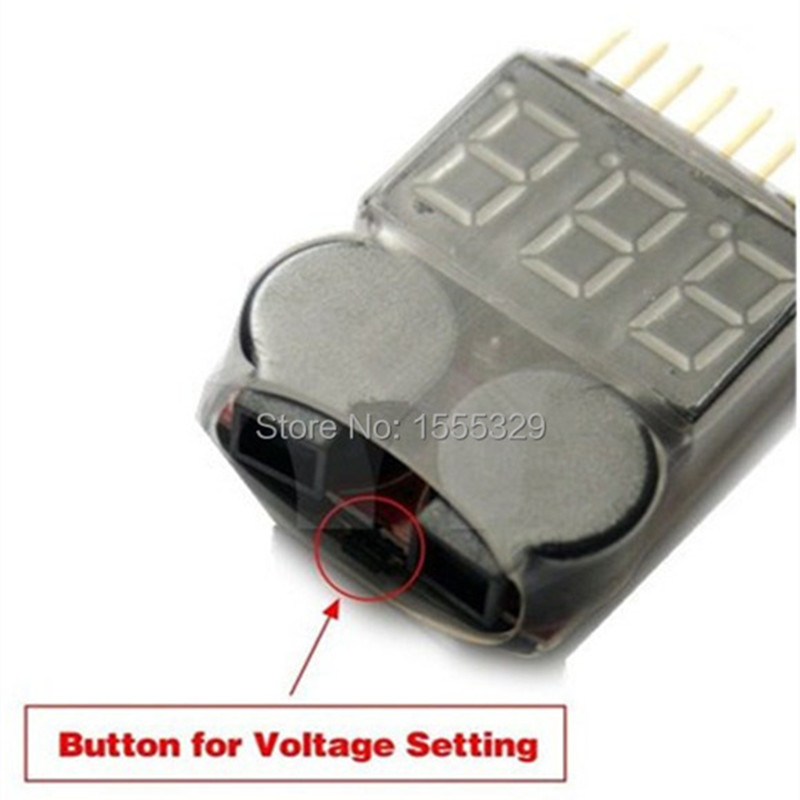 2Pcs 1S-8S LiPo Battery Voltag – Drone Battery Voltage Checker Bewertung und Preis