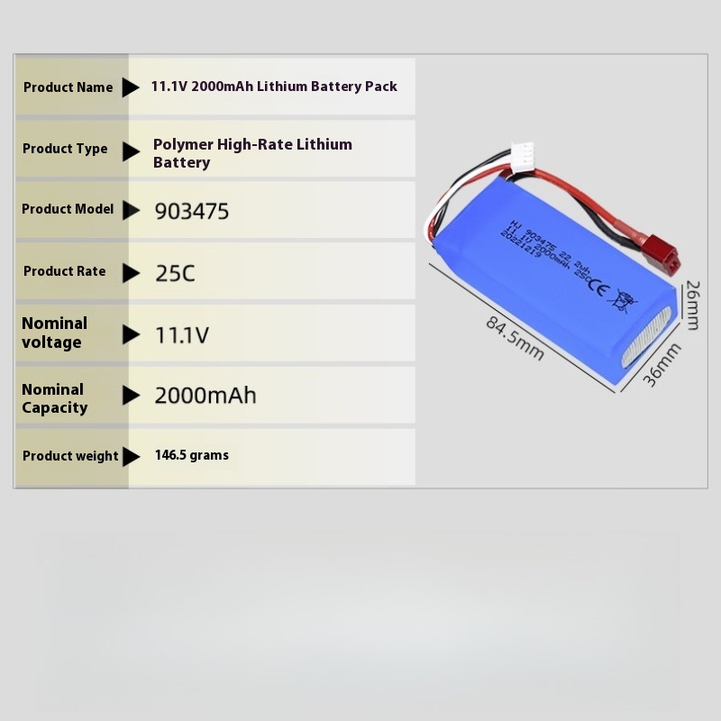 XT30 Plug 11.1v 2000mAh Lipo B – Drone Battery 3S Bewertung und Preis