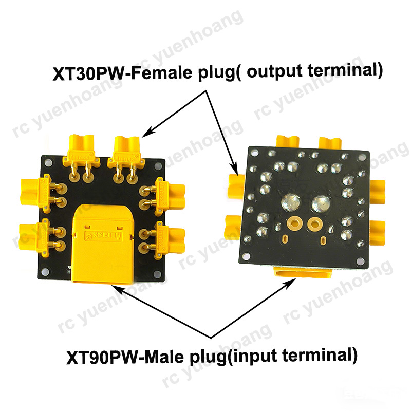 1PCS XT30PW-Female Power Distr – Drone Battery Parallel Board Bewertung und Preis