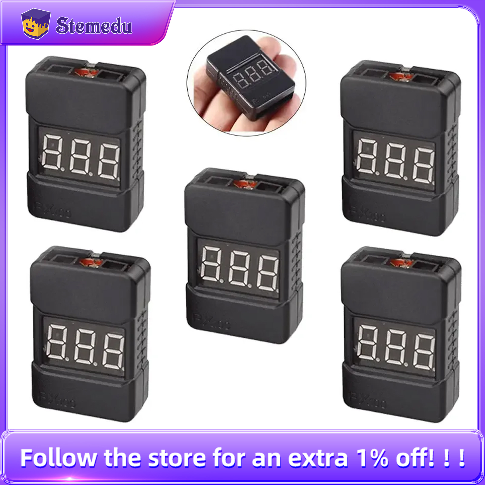 BX100 1-8S Lipo Battery Voltag – Drone Battery Alarm Bewertung und Preis