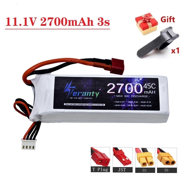 11.1V 2700mAh 3S 45C Lipo Batt – Drone Battery 3S Bewertung und Preis